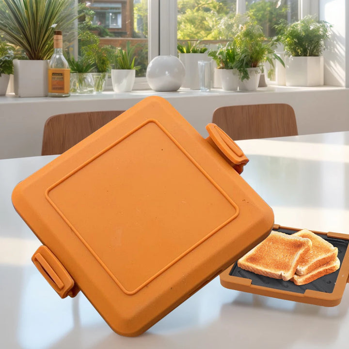 Microwave Toastie Maker Time Saving Microwave Sandwich Maker Microwave Oven Breakfast Machine for Dessert Sandwiches Breakfast