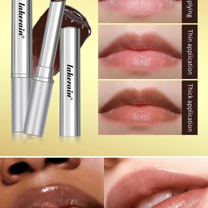 Black Honey Lipstick Long Lasting Moisturizing Natural Lip Plumper Makeup Lip Plumping Gloss Cosmetics Exfoliating for Lip