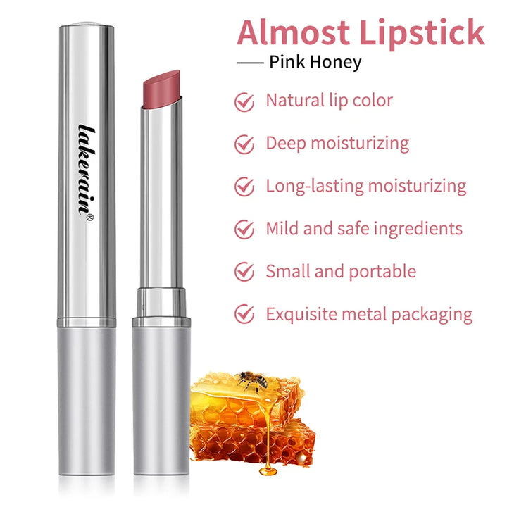 Black Honey Lipstick Long Lasting Moisturizing Natural Lip Plumper Makeup Lip Plumping Gloss Cosmetics Exfoliating for Lip