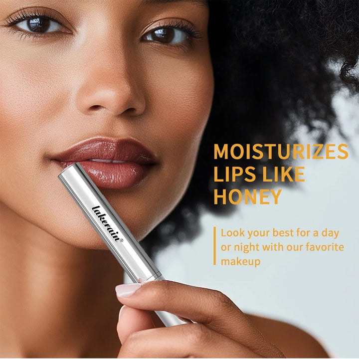 Black Honey Lipstick Long Lasting Moisturizing Natural Lip Plumper Makeup Lip Plumping Gloss Cosmetics Exfoliating for Lip